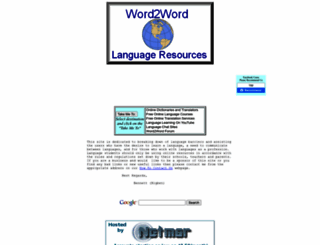 word2word.com screenshot