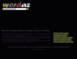 wordaz.com screenshot