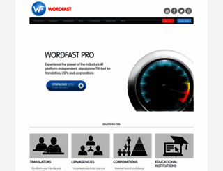 wordfast.com screenshot