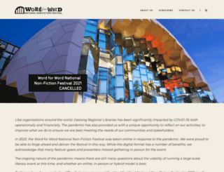 wordforwordfestival.com.au screenshot