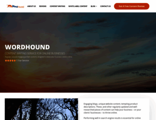 wordhound.co.uk screenshot