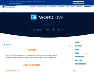 wordlive.org screenshot