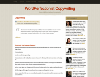wordperfectionist.com screenshot