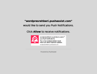 wordpresrehberi.pushassist.com screenshot