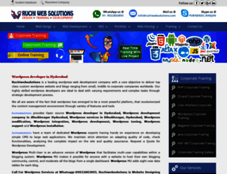 wordpress-developer-in-hyderabad.ruchiwebsolutions.com screenshot