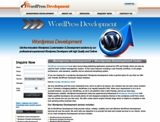 wordpress-development-india.com screenshot