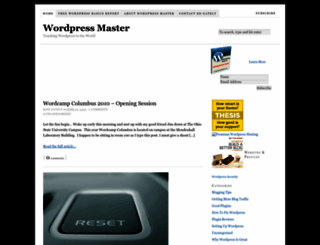 wordpress-master.com screenshot