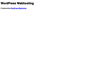 wordpress-webhosting.de screenshot