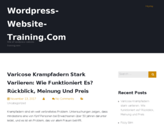 wordpress-website-training.com screenshot