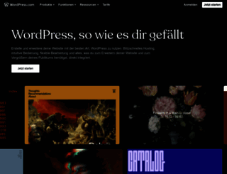 wordpress.de screenshot