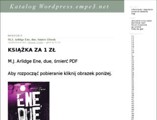 wordpress.empe3.net screenshot