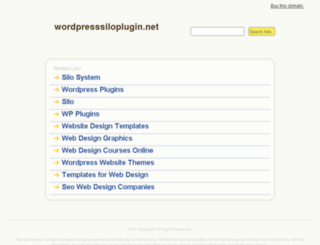 wordpresssiloplugin.net screenshot