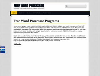 wordprocessorfree.com screenshot