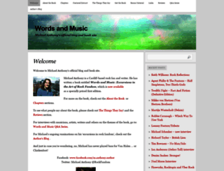 wordsandmusicbook.wordpress.com screenshot
