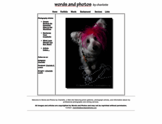 wordsandphotos.org screenshot