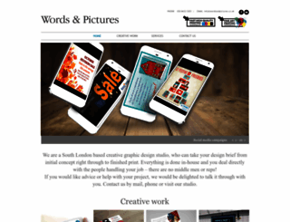 wordsandpictures.co.uk screenshot