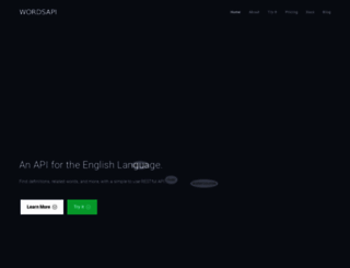 wordsapi.com screenshot
