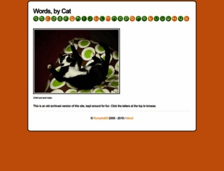 wordsbycat.com screenshot