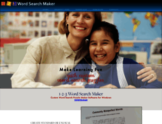 wordsearchmaker.com screenshot