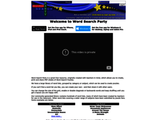 wordsearchparty.com screenshot
