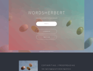 wordsherbert.com screenshot