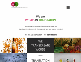 wordsintranslation.com screenshot