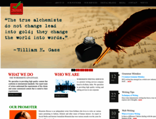 wordsmithwritingservices.com screenshot