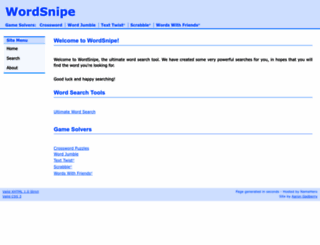 wordsnipe.com screenshot