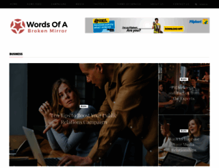wordsofabrokenmirror.com screenshot