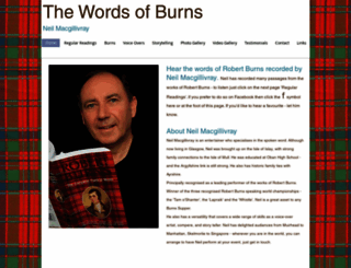 wordsofburns.com screenshot