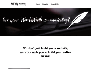 wordsworthcommunicating.com screenshot