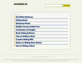wordweb.ch screenshot