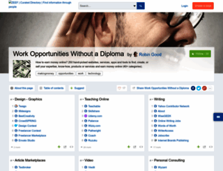 work-opportunities-without-a-diploma.zeef.com screenshot