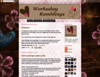 workadayramblings.blogspot.com screenshot