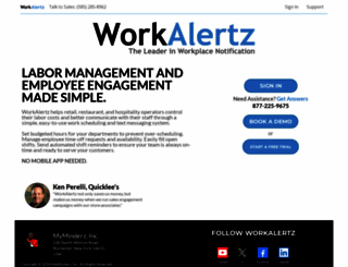 workalertz.com screenshot