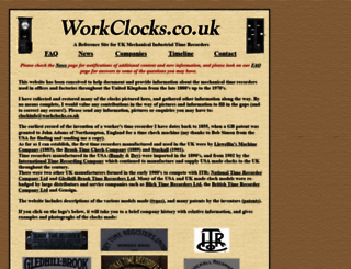 workclocks.co.uk screenshot