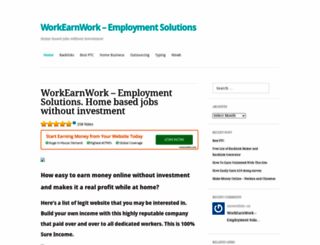 workearnwork.wordpress.com screenshot