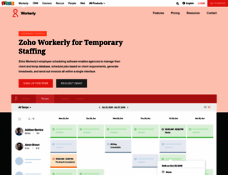 workerly.zoho.com screenshot