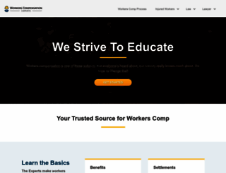 workerscompensationexperts.org screenshot