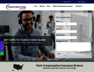 workerscompensationinsurancequote.com screenshot