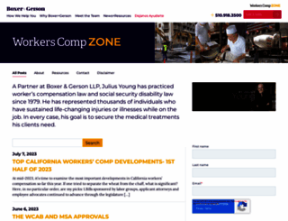 workerscompzone.com screenshot