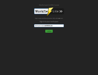 workflolite.com screenshot