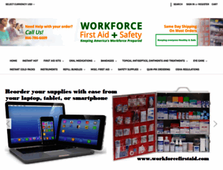 workforcefirstaid.com screenshot