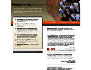 workforcelocator.org screenshot