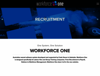 workforceone.com.au screenshot