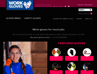 workgloves.uk.com screenshot
