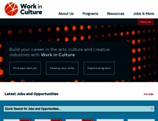 workinculture.ca screenshot