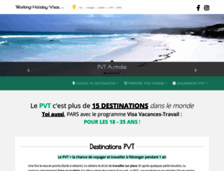 working-holiday-visas.com screenshot