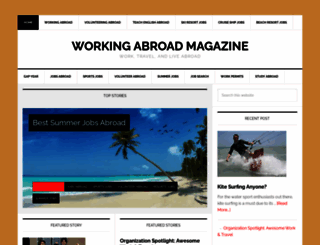 workingabroadmagazine.com screenshot