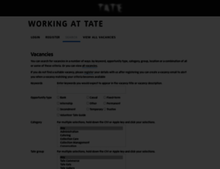 workingat.tate.org.uk screenshot